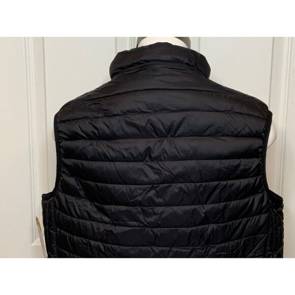 Zara Man Dark Gray Puffer Zip-Up Vest, Size Large - Picture 7 of 8